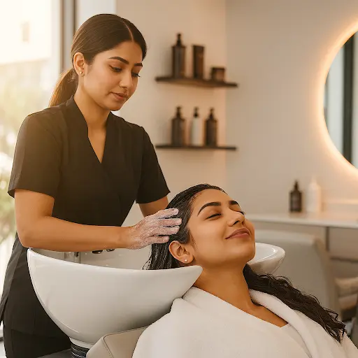 Happy Client of unisex salon